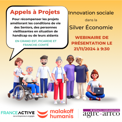 Edition 2024 : Appel à Projets Innovation Sociale dans la Silver Economie